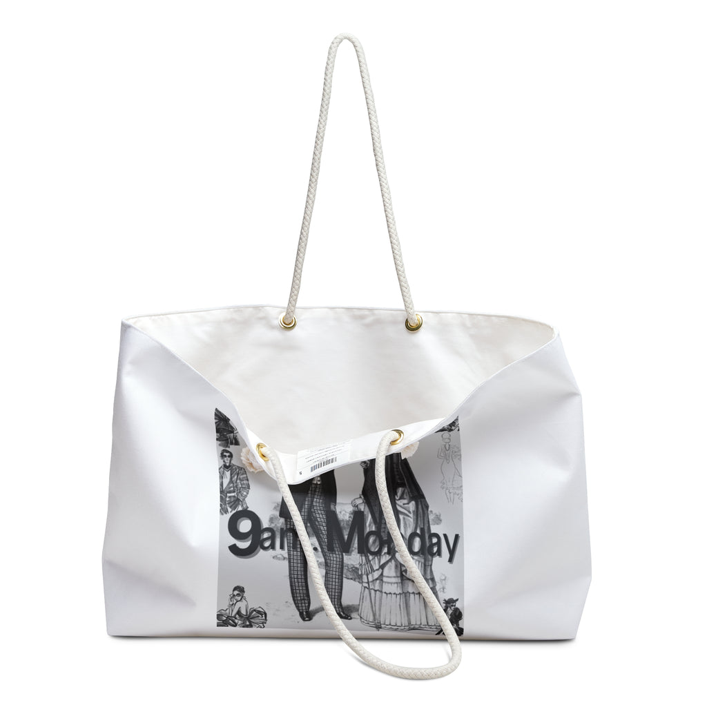 Vintage Fashion Illustration Weekender Bag