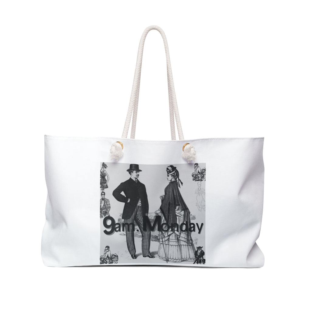 Vintage Fashion Illustration Weekender Bag